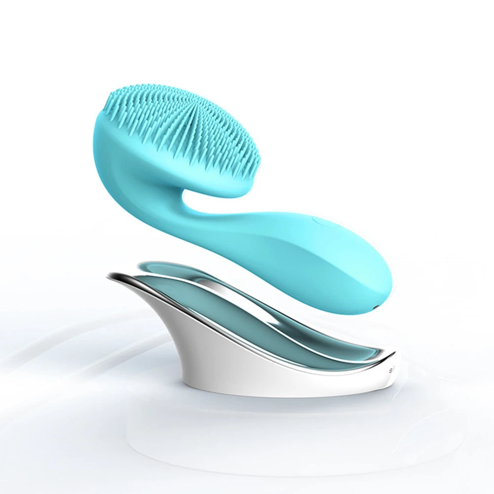 Rechargeable Vibrate Exfoliate Sonic Electric Facial Cleansing Brush Waterproof Face