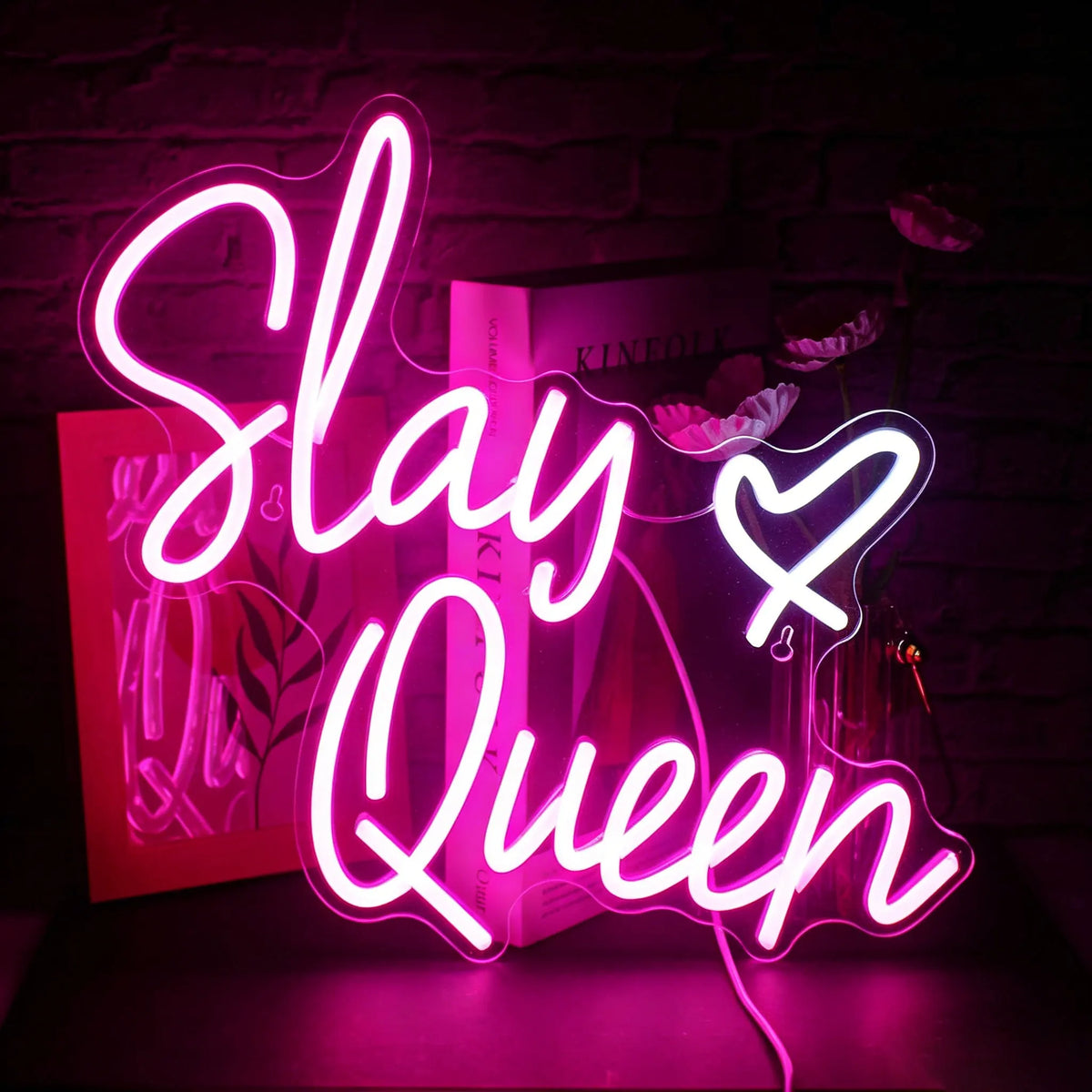 Acrylic LED Neon Sign Multi-Color IP65 Waterproof for Wedding Home Bar Shop Decoration