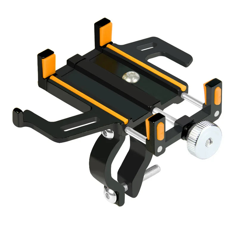 Motorcycle Phone Holder Bicycle Electric Smartphone CNC Aluminum Alloy Bracket Five Claws