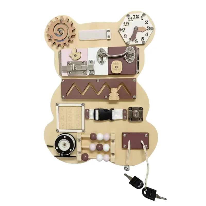 Busy Board Montessori Toys Directly Sale Busy Board Accept Customize With CE