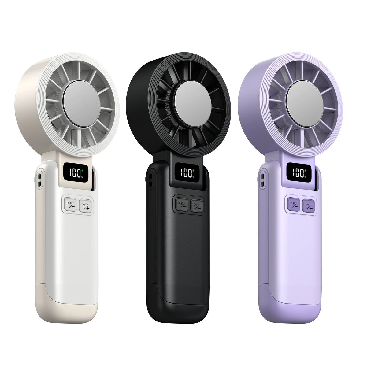 3600mAh Mini Portable Fan USB Rechargeable Plastic Material for