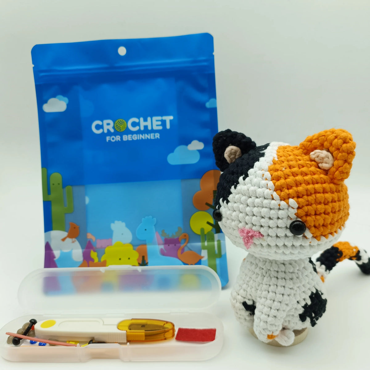 Needle Creations Animal DIY Hand Knitting Crochet Knitting Kit for Beginners