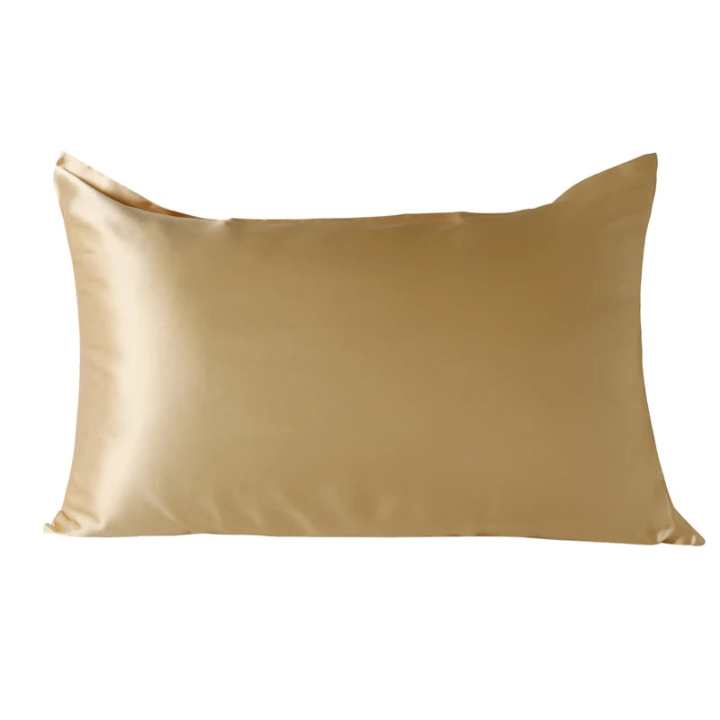 100% Real Silk Mulberry Pillow Case 6a 16/19/22 Satin Silk Pillowcase Organic Embroidered