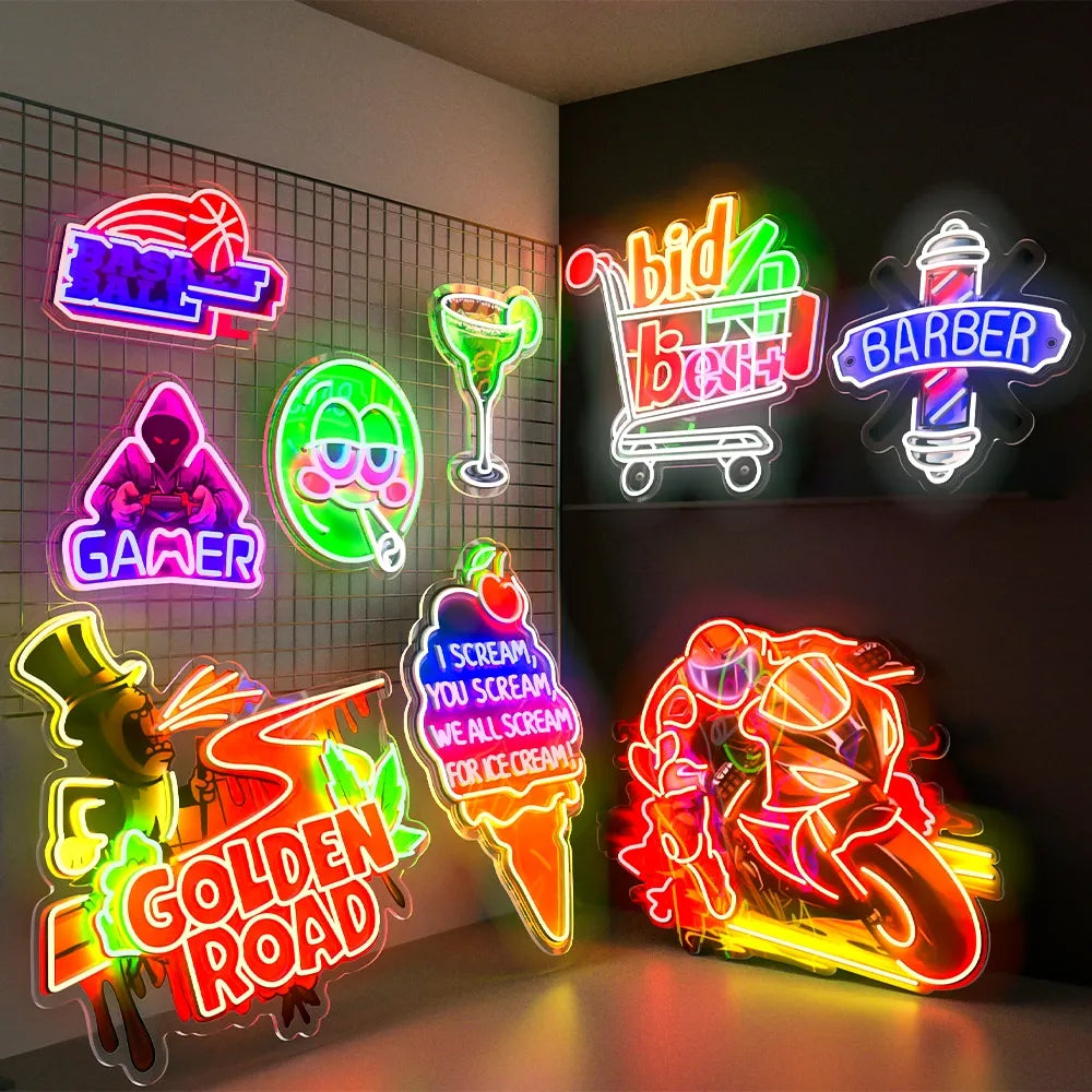 Custom LED Neon Sign for Business Flexible Silicone Neon Light Waterproof Outdoor