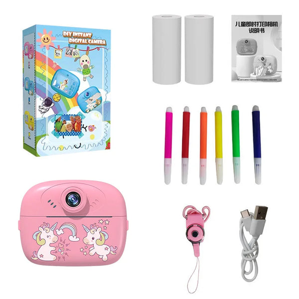 Children'S Camera with Printing Can Shoot Children'S Gift Mini Toy Camera Photos Video