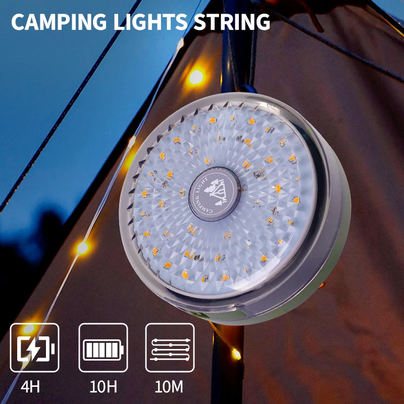 Multifunction LED Outdoor Camping Light Decorative Lamp Camping Lantern Rechargeable