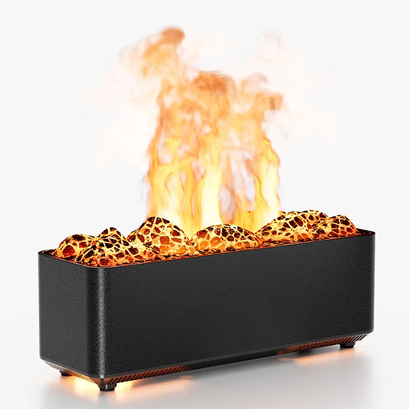 New Colorful Flame Aromatherapy Machine Home Bedroom Desktop Simulation Fireplace