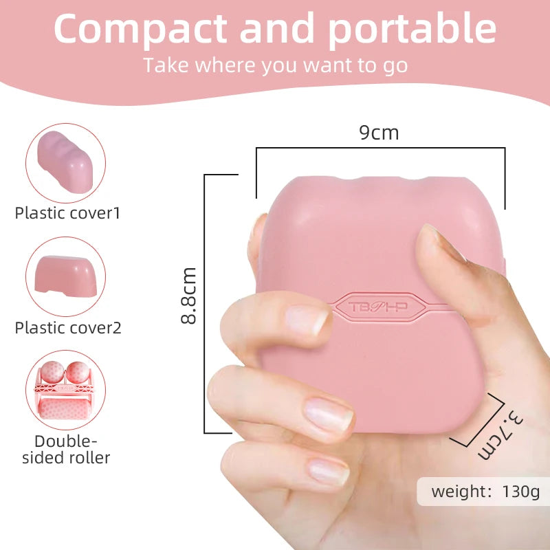 Handheld Personal Skin Care Ice Roller with V-Shaped Design for Face Beauty and Skin
