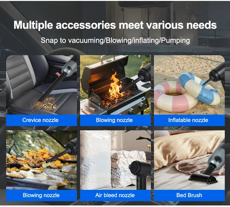 Most Popular Car Vacuum Cleaner Portable Mini Handheld Wireless Cordless Vacuum Car