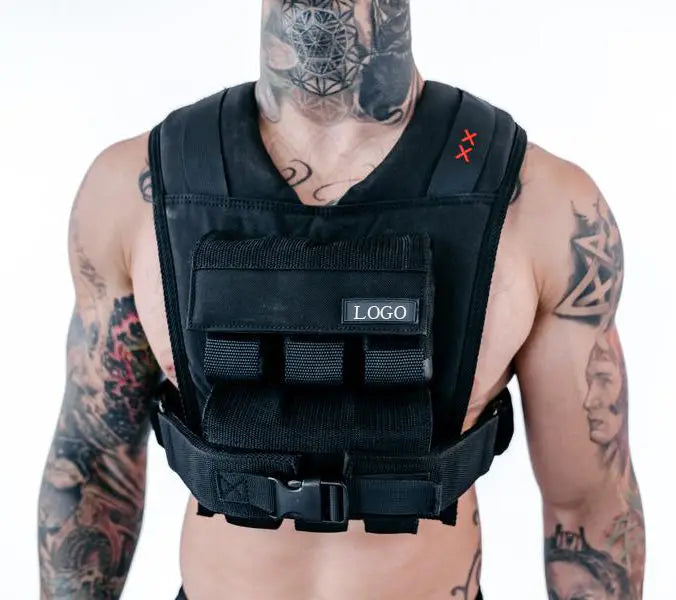 Adjustable Weighted Fitness Training Vest 10kg-30kg Weight Vest for Strength Training