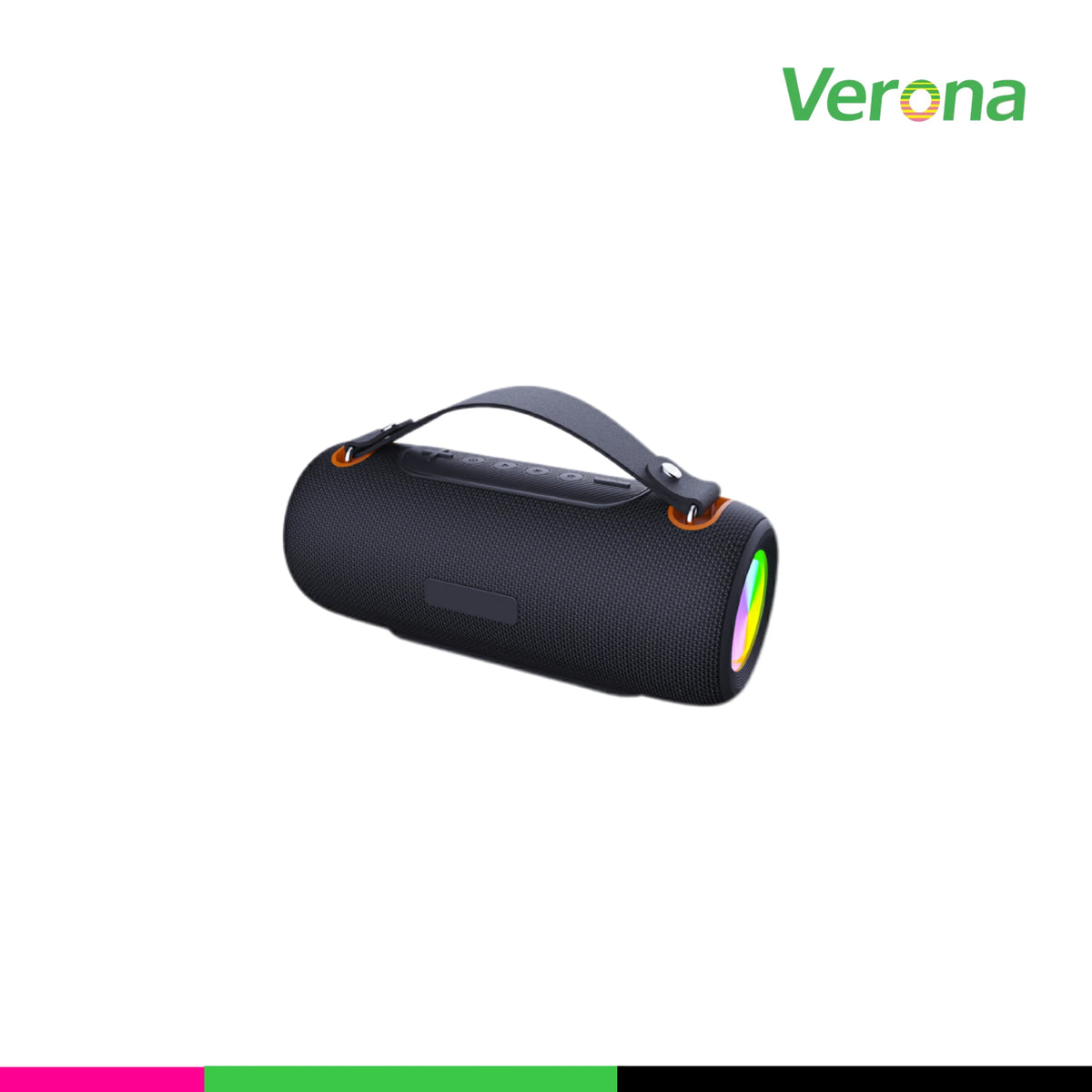 Portable IPX6 Waterproof Speaker with RGB LED Light Wireless Stereo Bass Speaker