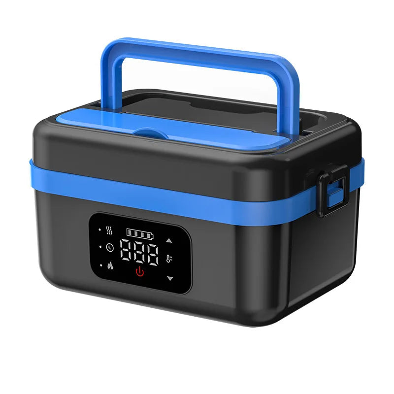 Rechargeable Stainless Steel Food Warmer Heating Insulated Cordless Kids Bento Lunch Box