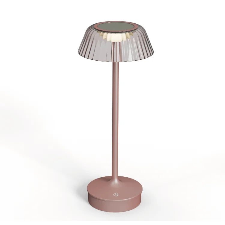 Modern Solar Rechargeable ABS Cordless LED Table Lamp RGBW Touch Dimmable IP54 Waterproof
