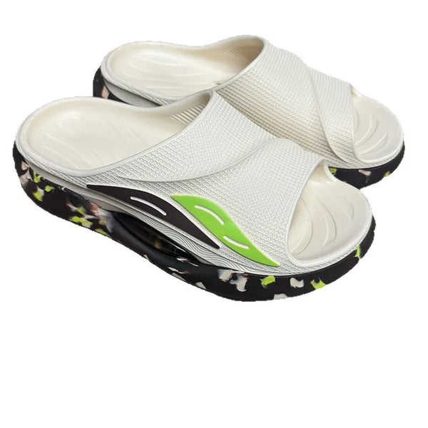 Men'S and Women'S EVA Platform Slide Slippers Solid Soft Lightweight Comfortable Open Toe