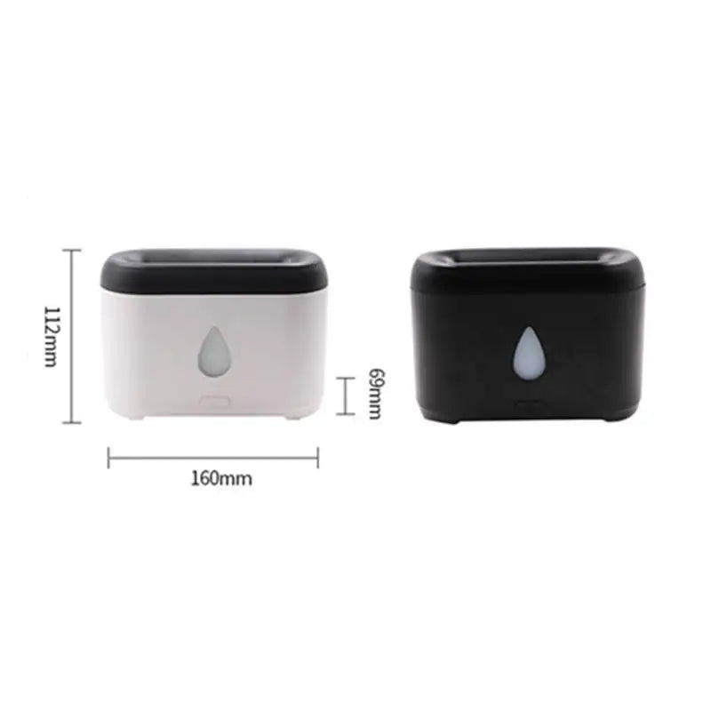 200ML USB Aroma Diffuser Flame Scent Diffuser Machine Ultrasonic Mini Portable Air