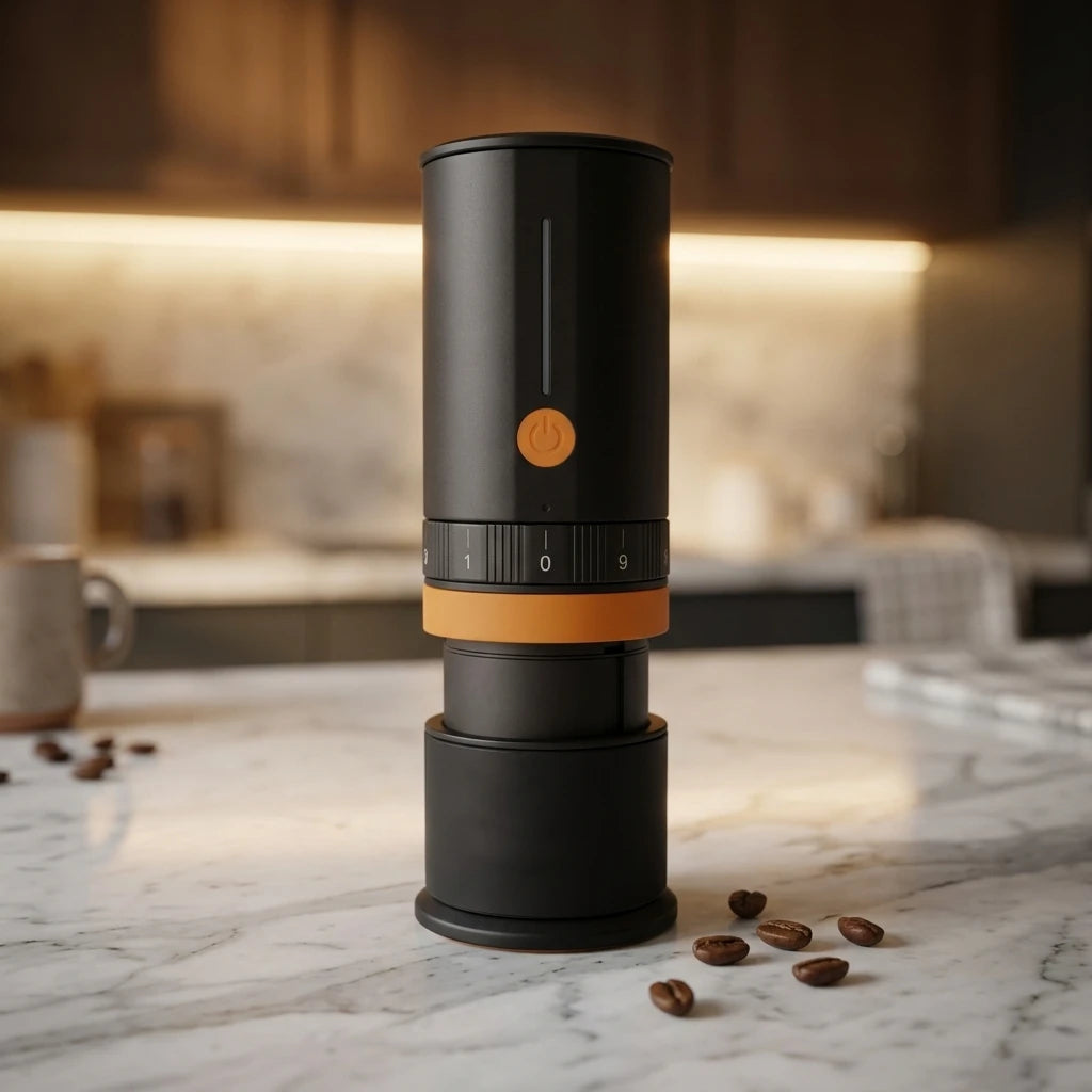 High-End All-Metal Material 6000mAh Electric Portable Coffee Grinder USB Rechargeable