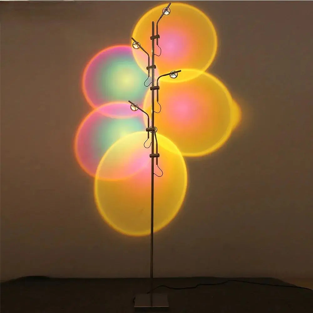 LED Floor Lamp Sunset Projection Led Light Standing Sunset Floor Lamp for Living Room