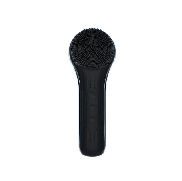 Waterproof Soft Silicone Electric Facial Cleansing Brush Face Clean Massage Exfoliating
