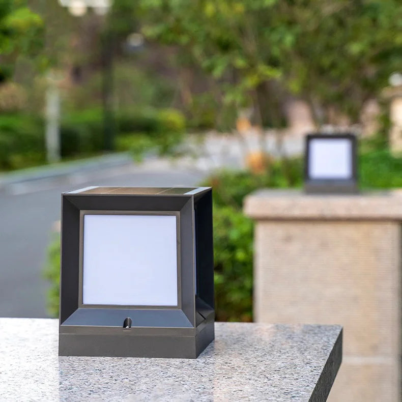 Modern Style Solar Garden Light 50w Waterproof Yard Fence Lighting Solar Powered