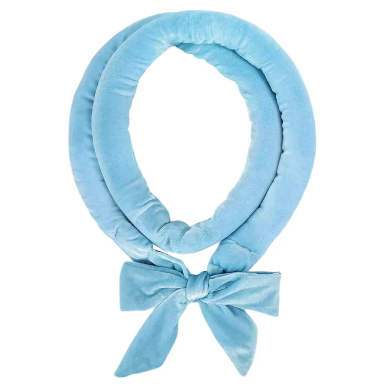 Luxury Velvet Heatless No Heat Curlers Overnight Headband with Filled Roller Frizz-Free