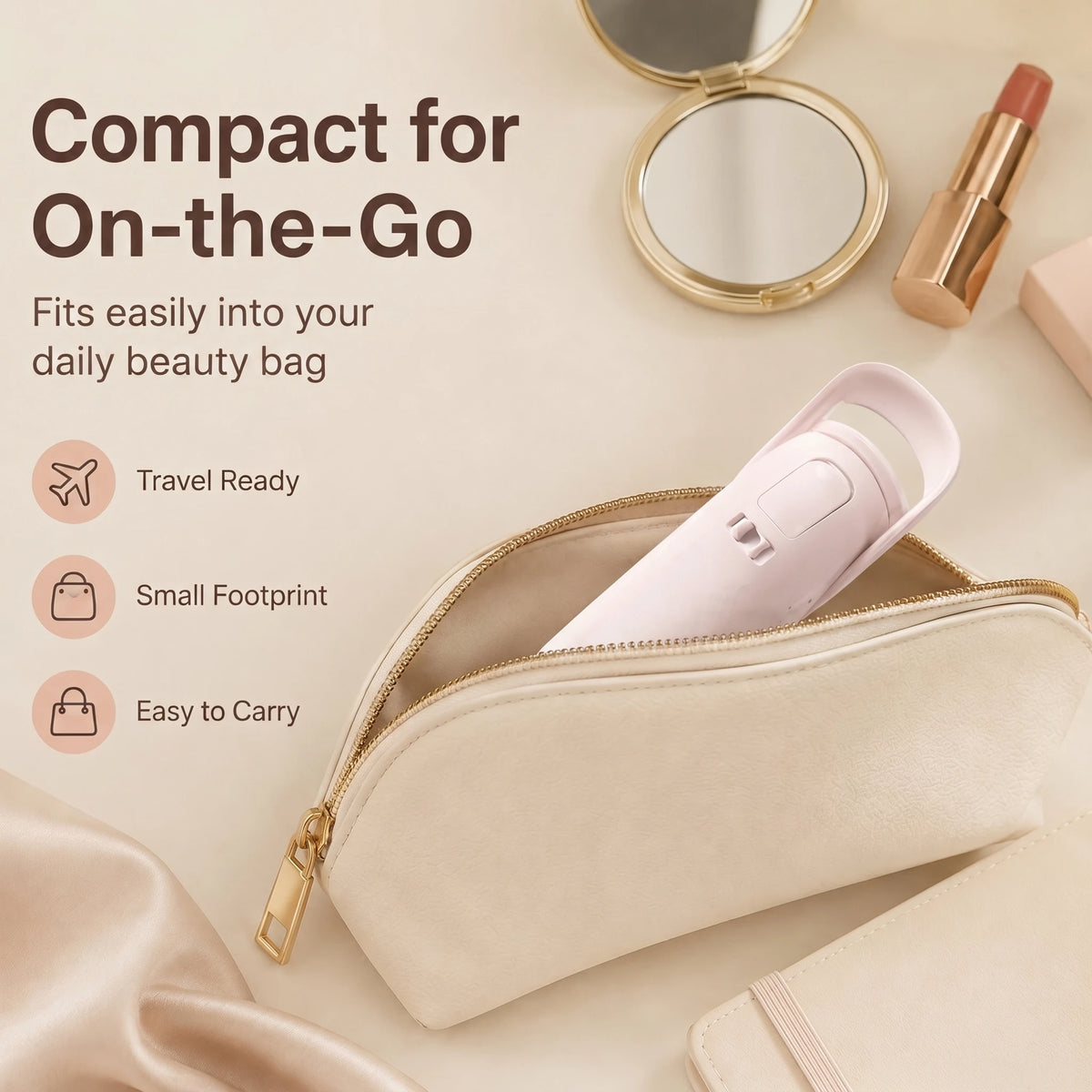 E1 Mini USB-Powered Heated Eyelash Curler Portable Long-Lasting Makeup Lash Tool