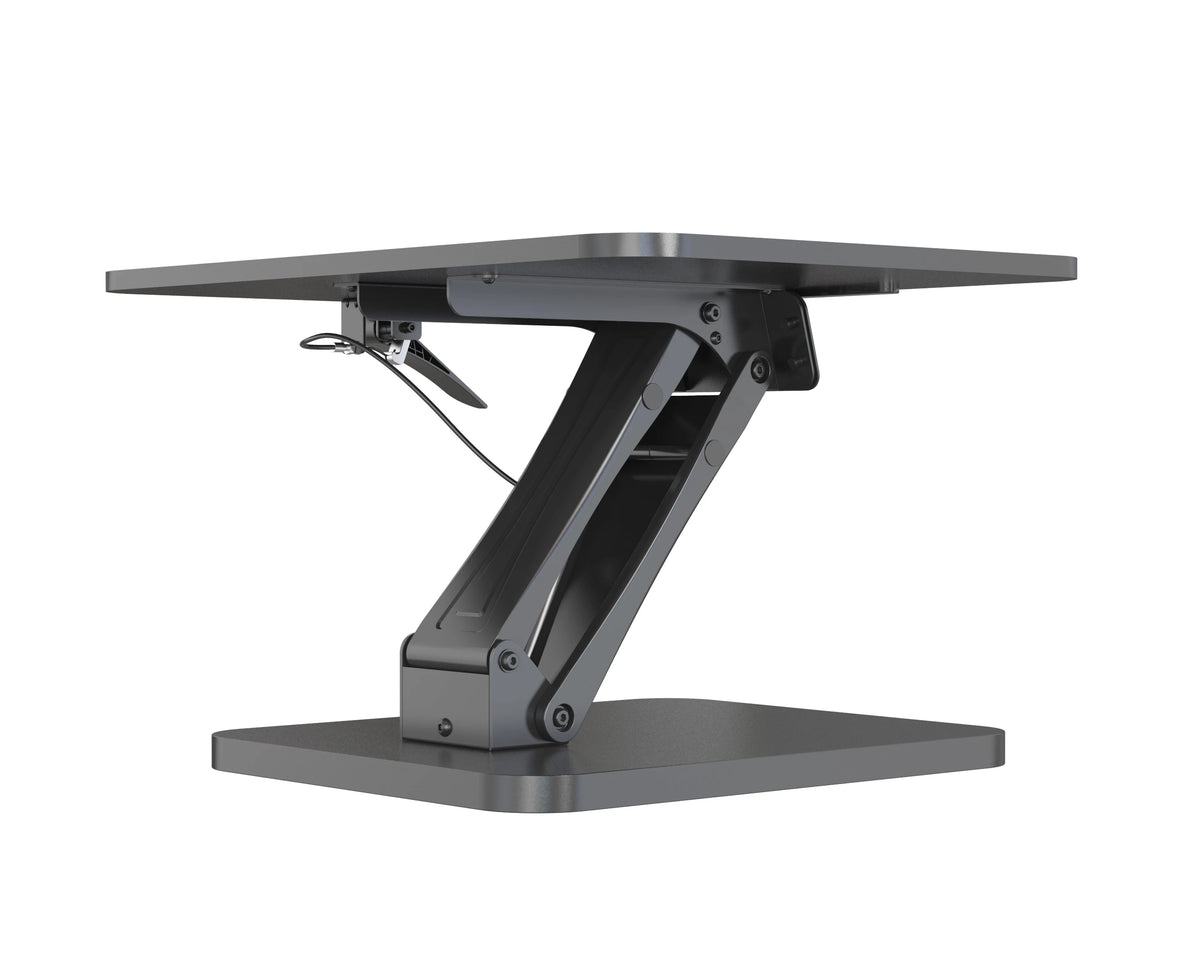 V-Mounts Foldable Metal Height Adjustable Standing Desk Converter Laptop Holder Stand
