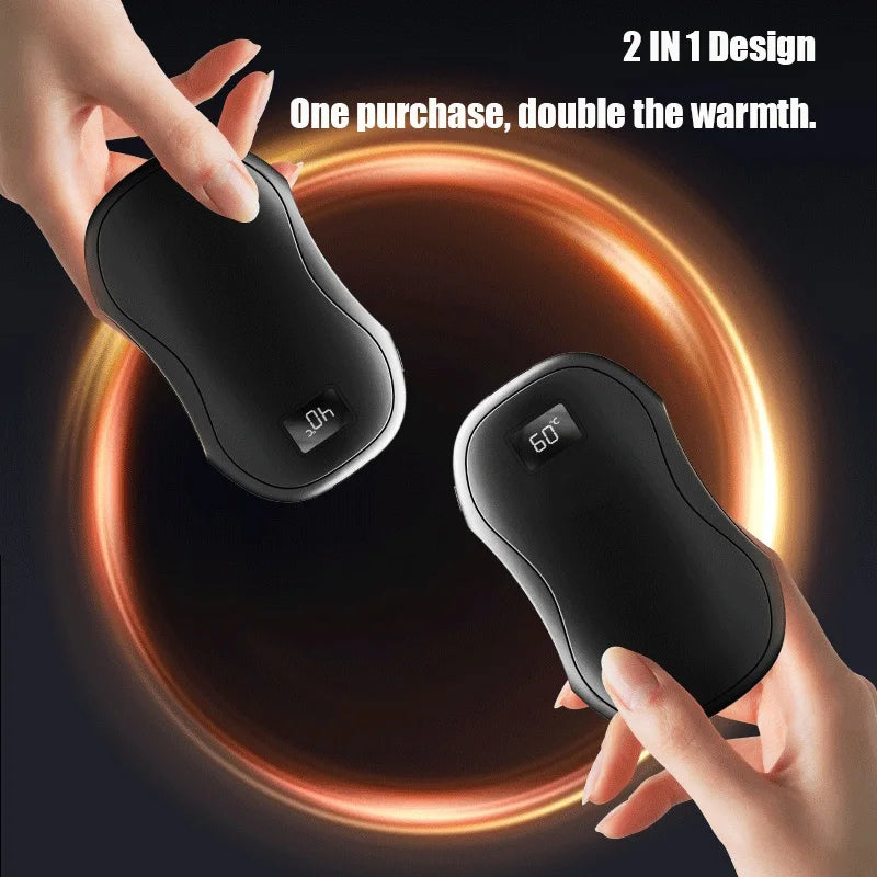 ( :50) Magnetic Detachable 2-in-1 USB Rechargeable Pocket Mini Small Hand Warmer