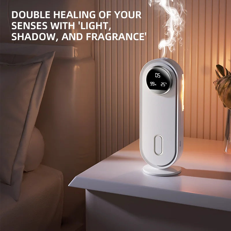 Customizable 7-Speed Adjustment LED Display 1800mAh Type-C 50ml Waterless Essential Oil
