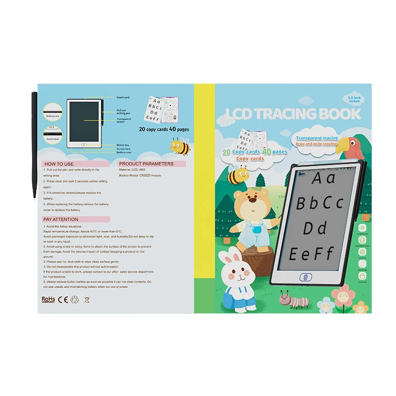 Kids Lcd Write Electronic Writing Board Digital Pad Writing Slate Tablet Toddler Toys