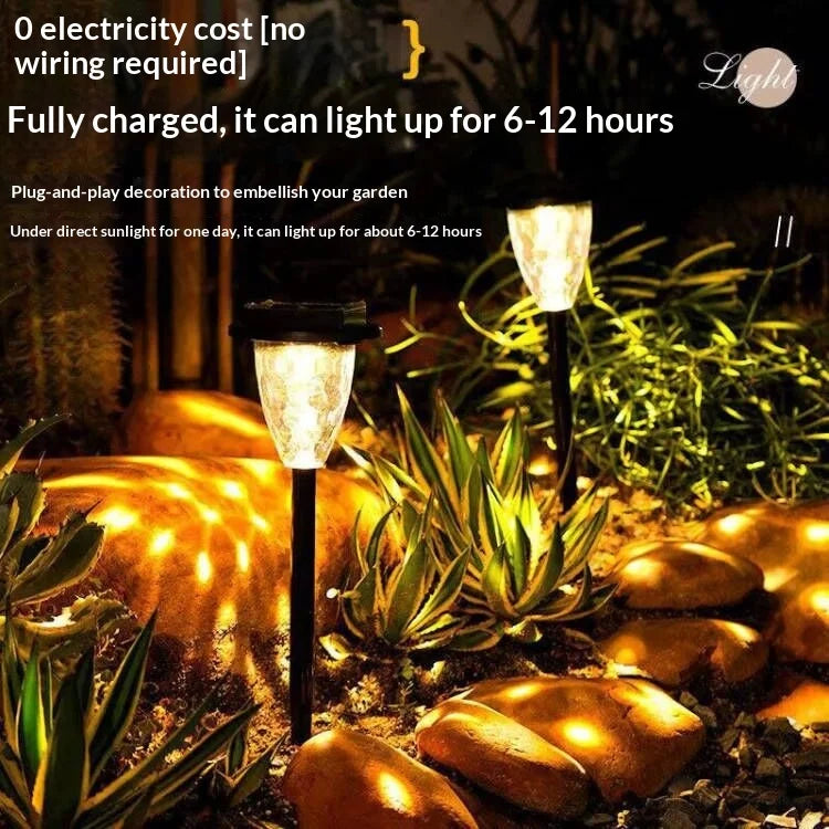 New Solar-Powered Lawn Light Outdoor Courtyard Garden Landscape Decoration Light
