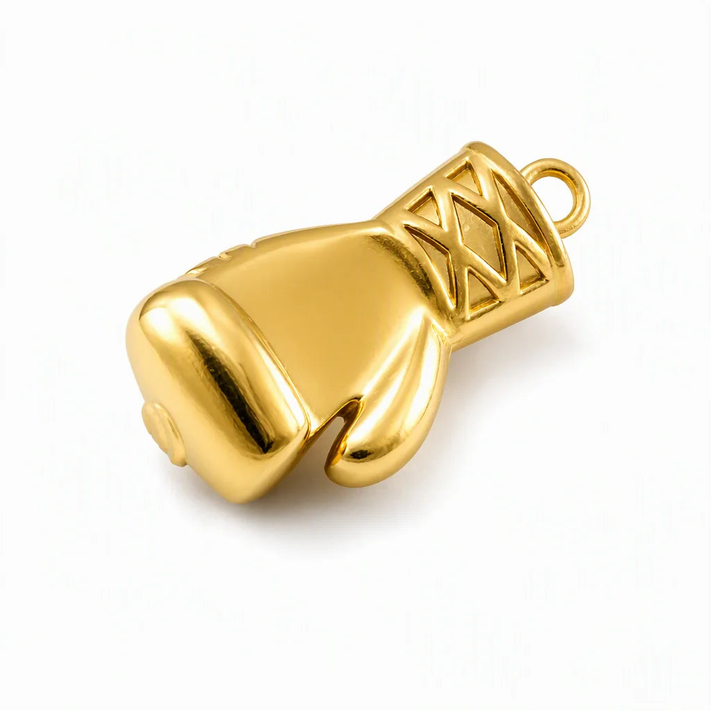 Custom Stainless Steel Pendant Necklace 18K Gold Plated Waterproof Non Tarnish