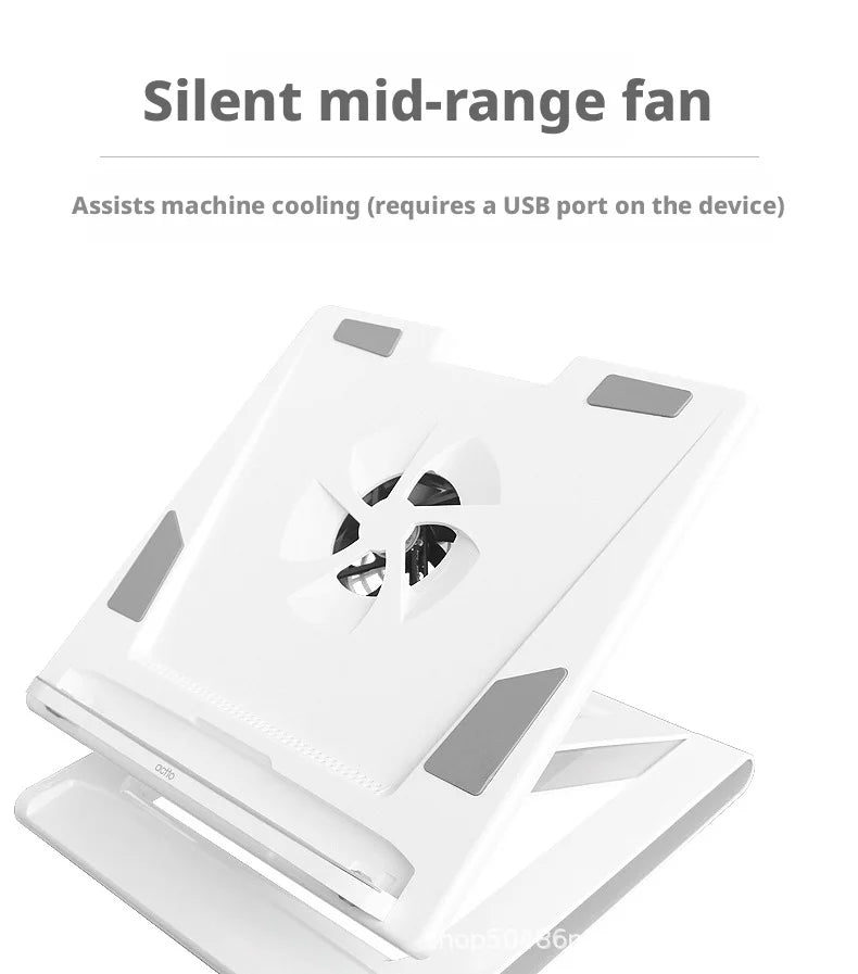 Ultra Thin Angle Adjustable Laptop Stand with Heat Dissipation Function
