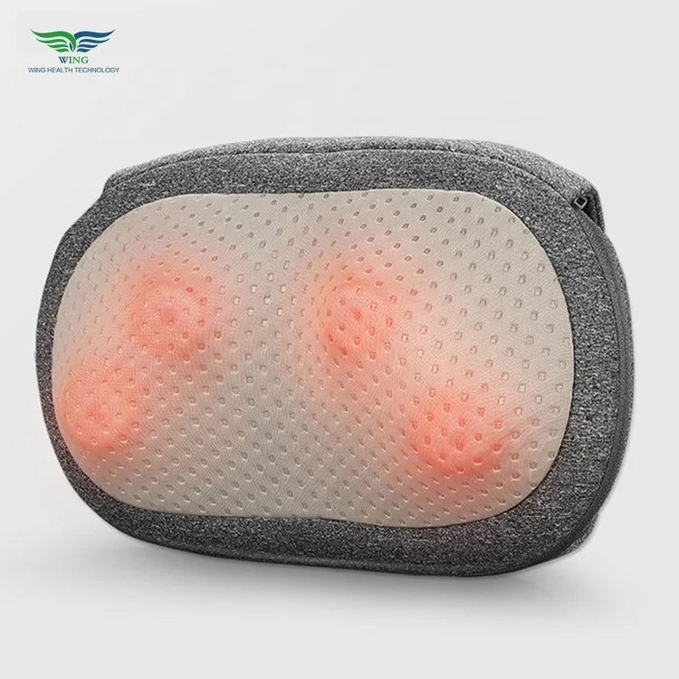 Body Relaxation Wireless Lightweight Shiatsu Pillow 3d Back Neck Massager With Infrared