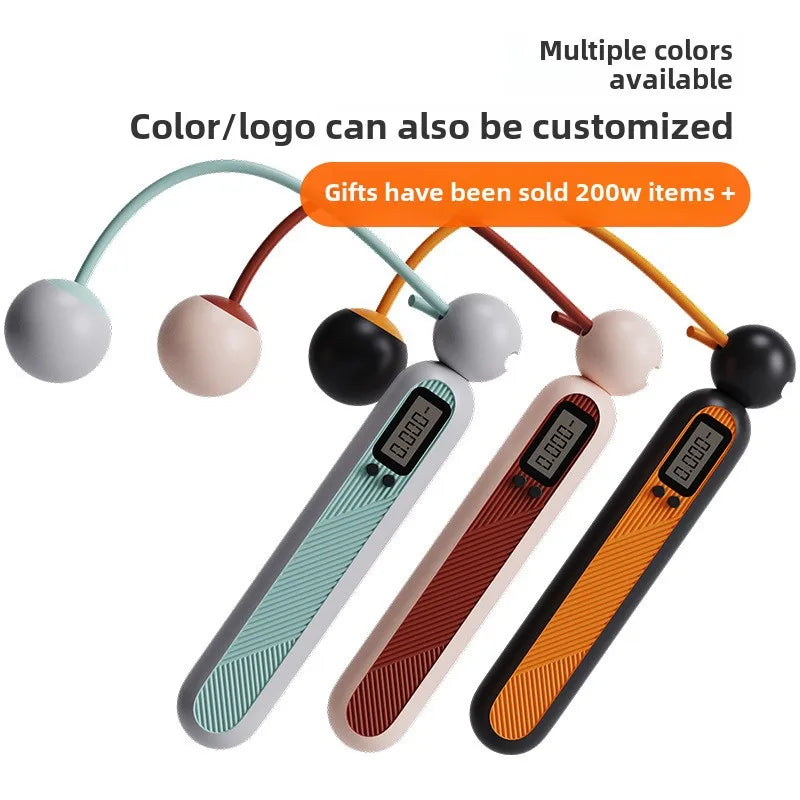 Dual-Purpose Smart Cordless Jump Rope for Adults ABS PVC PP Weighted with Digital Speed