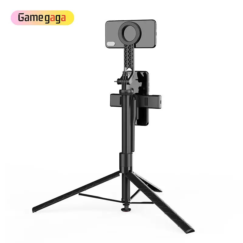 Gamegaga K53 Magnetic Selfie Stick Tripod 360° Rotatable Gimbal Anti-Slip Base Portable