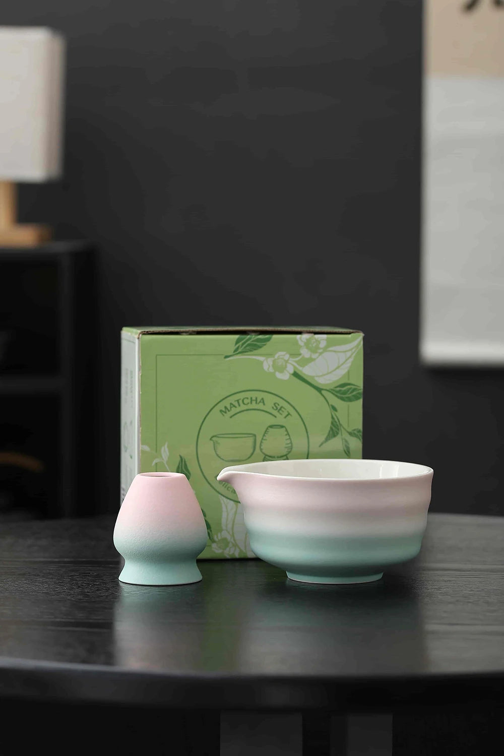 Customization Magnetic Closure Gift Box Professional Matcha Kit Luxury Japanese Chawan