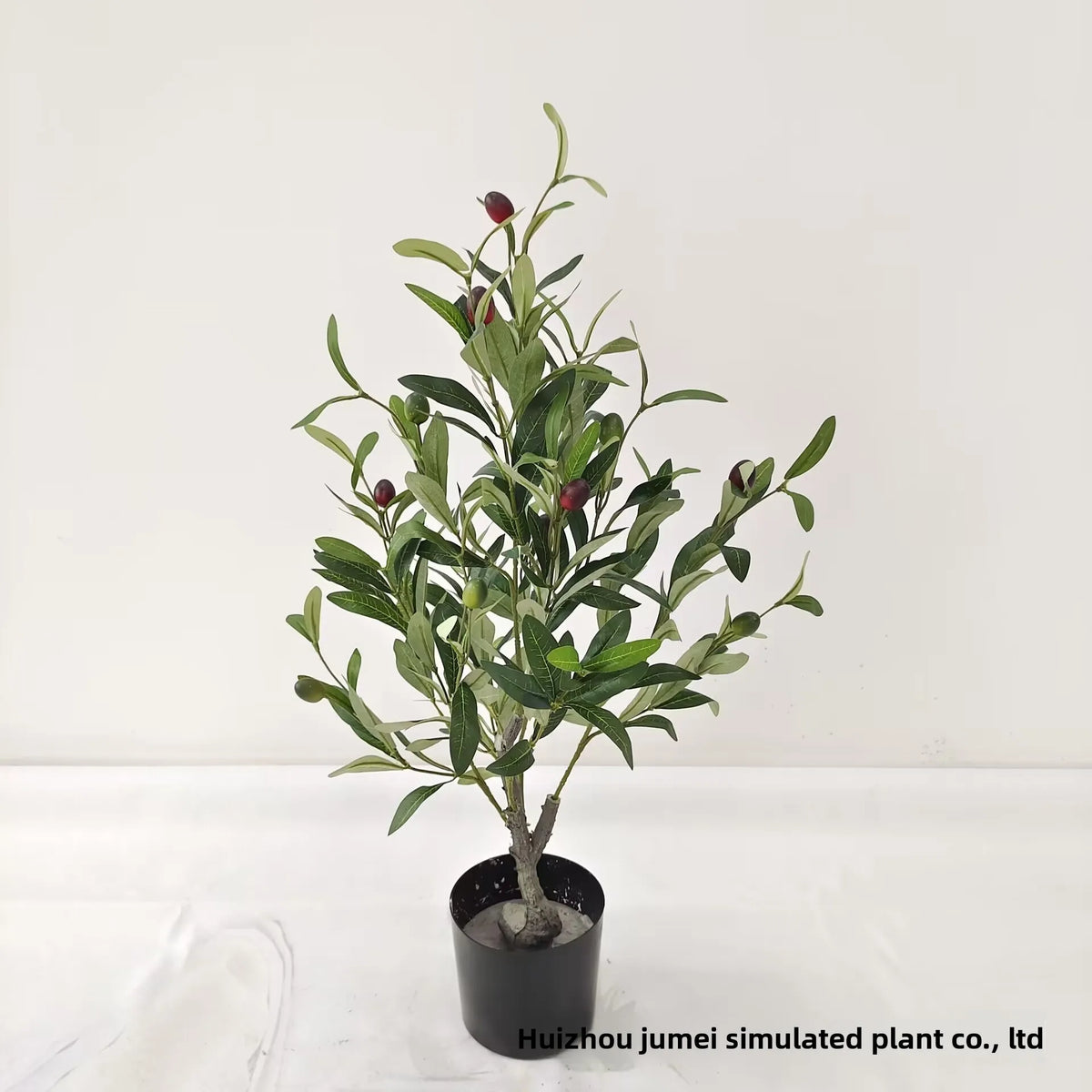 Artificial Olive Tree Bonsai Custom Size UV Resistant Faux Potted Olive Plant Indoor