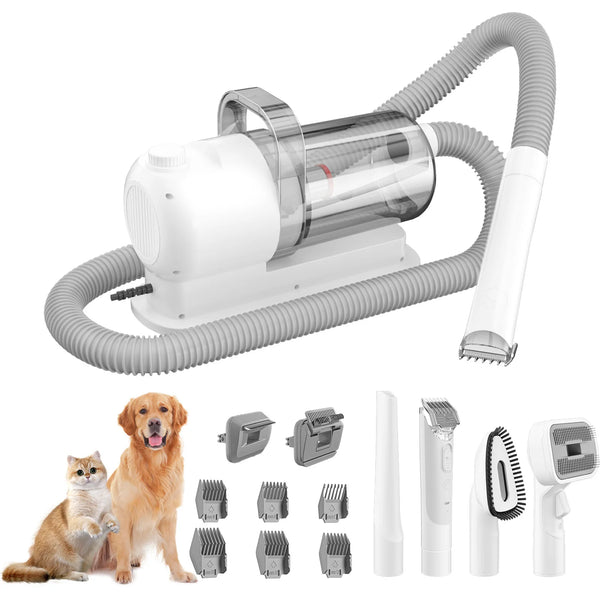 Professional 2.5L Multi-Cat Home Solution Low Noise 5-in-1 Dog Hair Trimmer Deshedding