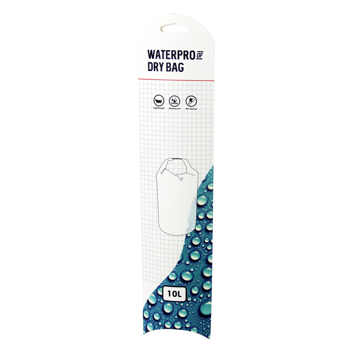 Ultra Lightweight 10 Liter Dry Bag Waterproof Nylon Foldable Dry Bag with Durable Print