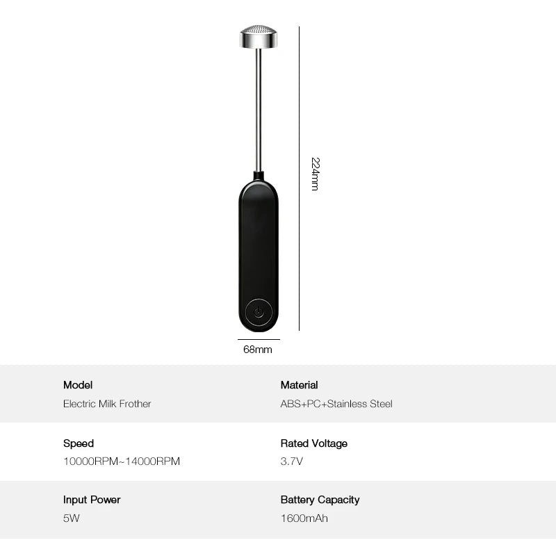 1600mAH Powerful Patented NEW Model Rechargeable Cordless Nano Foamer Silky Microfoam