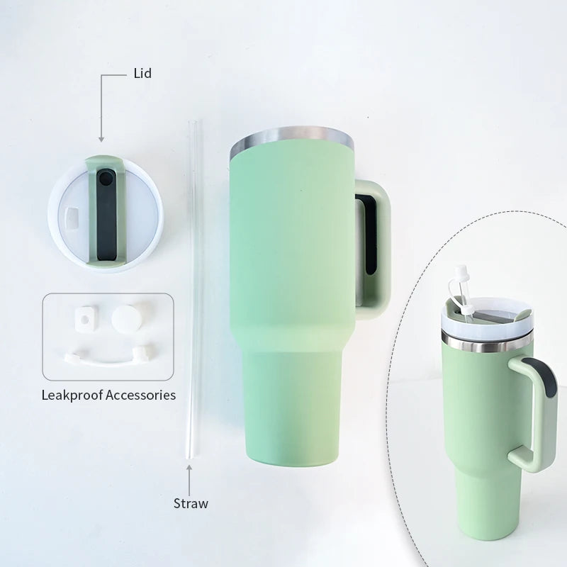 Tumblers Customized 40 Oz Stainless Steel Cup Double Wall Insulated Thermal 40oz Tumbler
