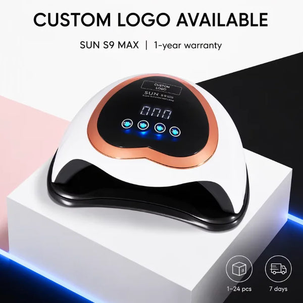 UV LED Nail Lamp 57 LEDs Fast Curing Dryer 365 Nm 405 Nm Display Screen Portable Gel