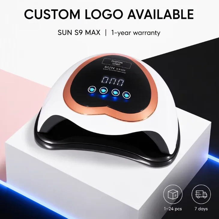 UV LED Nail Lamp 57 LEDs Fast Curing Dryer 365 Nm 405 Nm Display Screen Portable Gel