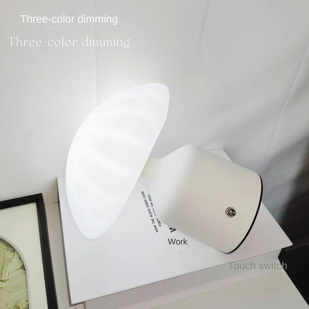 Modern Luxury LED Touch Control Table Lamps Portable Cordless with Warm White Light