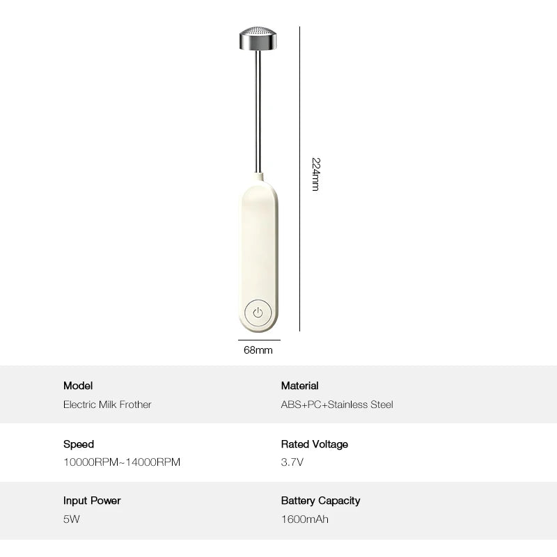 1600mAH Powerful Patented NEW Model Rechargeable Cordless Nano Foamer Silky Microfoam