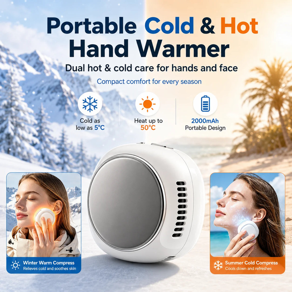 Dopapod G21 Winter Hand Heating Summer Skin Icing Lightweight Drop-Proof Ergonomic Grip