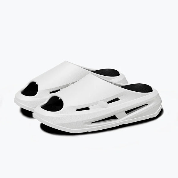 Men's EVA Cloud Slides with Thick Flat Sole, Casual Sandals