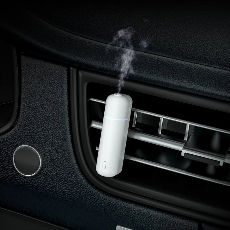 Rechargeable Electric Humidifier Luxury Car Diffuser Waterless Air Freshener Essential