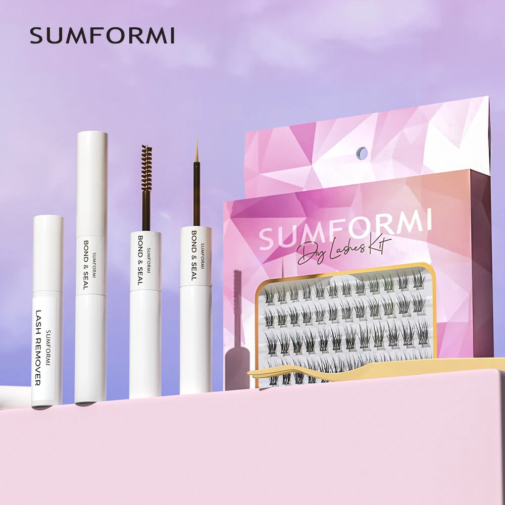 Sumformi Adhesive Lash Glue Eyelashes Diy Glue Cluster Lash Bond and Seal Waterproof