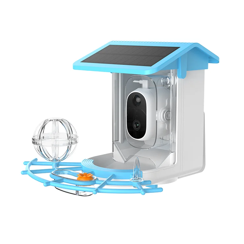 YT Wireless Outdoor Tracking Smart Bird Feeder with Camera Halloween Batteries Solar